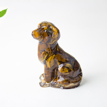 Modern Style Resin Animal Ornaments For Christmas, Perfect For Office Decoration
