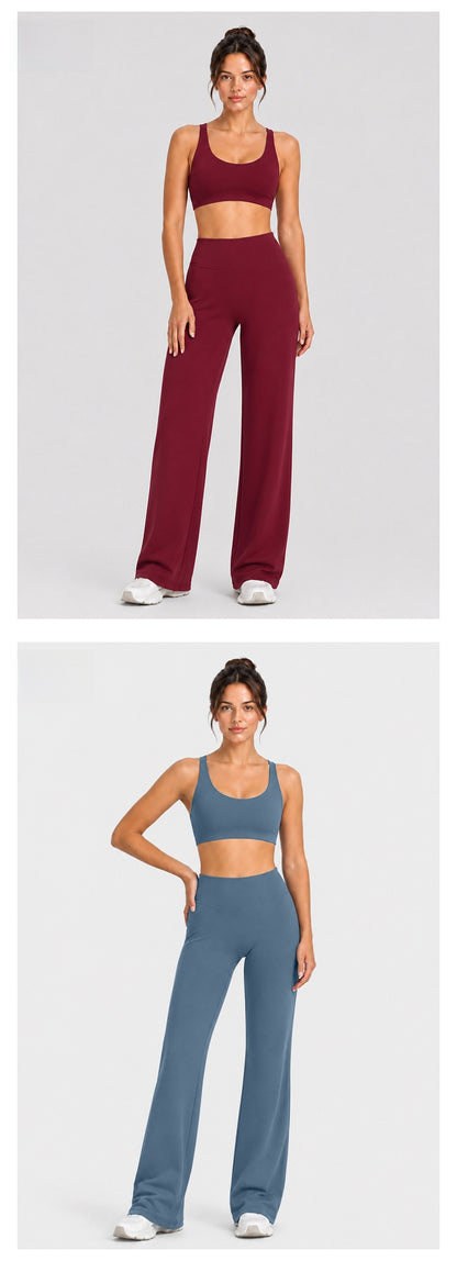 Sport Full Length Running Pants For Women, Sleeveless Design In Nylon Fabric, Perfect For Summer