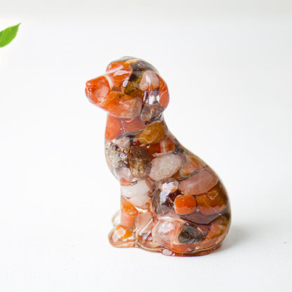 Modern Style Resin Animal Ornaments For Christmas, Perfect For Office Decoration