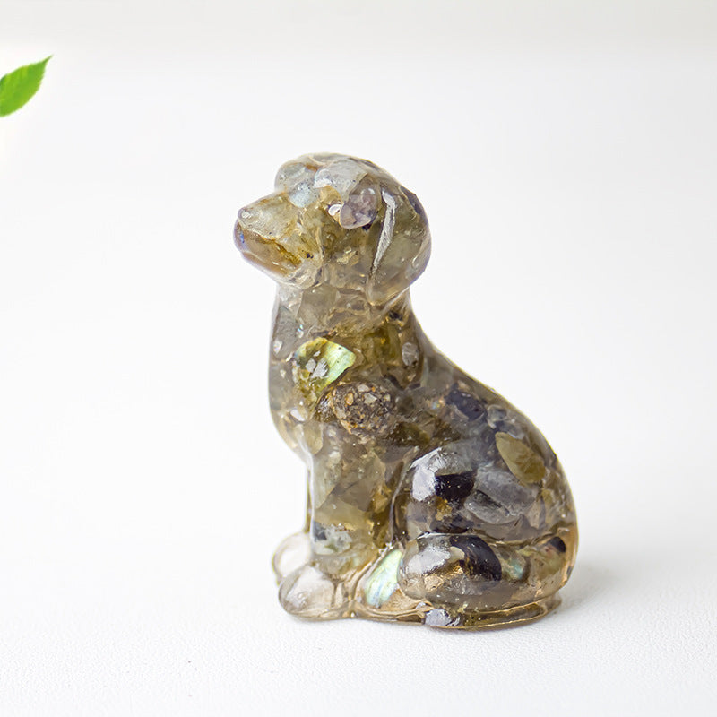 Modern Style Resin Animal Ornaments For Christmas, Perfect For Office Decoration