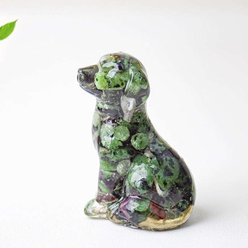 Modern Style Resin Animal Ornaments For Christmas, Perfect For Office Decoration