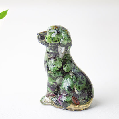 Modern Style Resin Animal Ornaments For Christmas, Perfect For Office Decoration