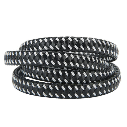 1m PU Rope For Jewelry Making With Braid Craft, Multicolor Retro Style Jewelry Accessories
