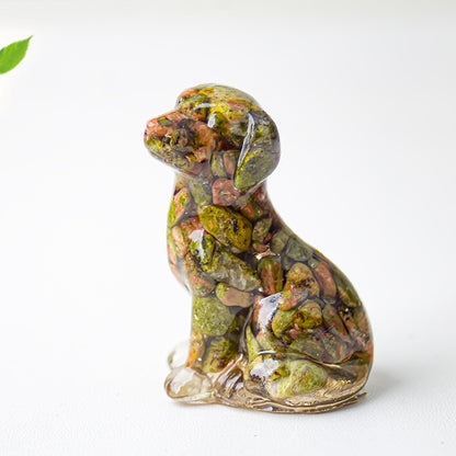 Modern Style Resin Animal Ornaments For Christmas, Perfect For Office Decoration