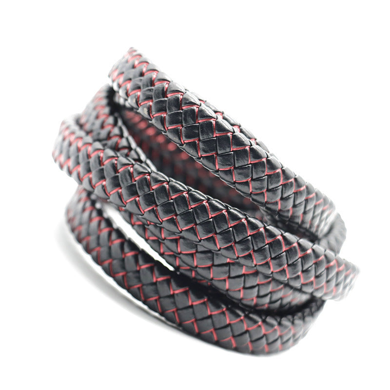 1m PU Rope For Jewelry Making With Braid Craft, Multicolor Retro Style Jewelry Accessories