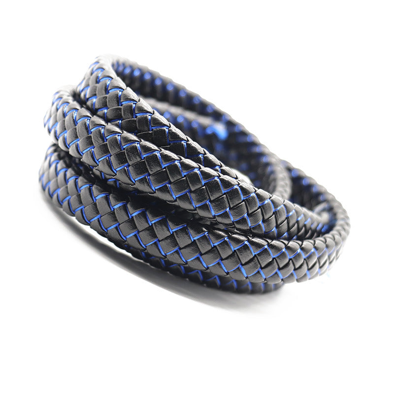 1m PU Rope For Jewelry Making With Braid Craft, Multicolor Retro Style Jewelry Accessories