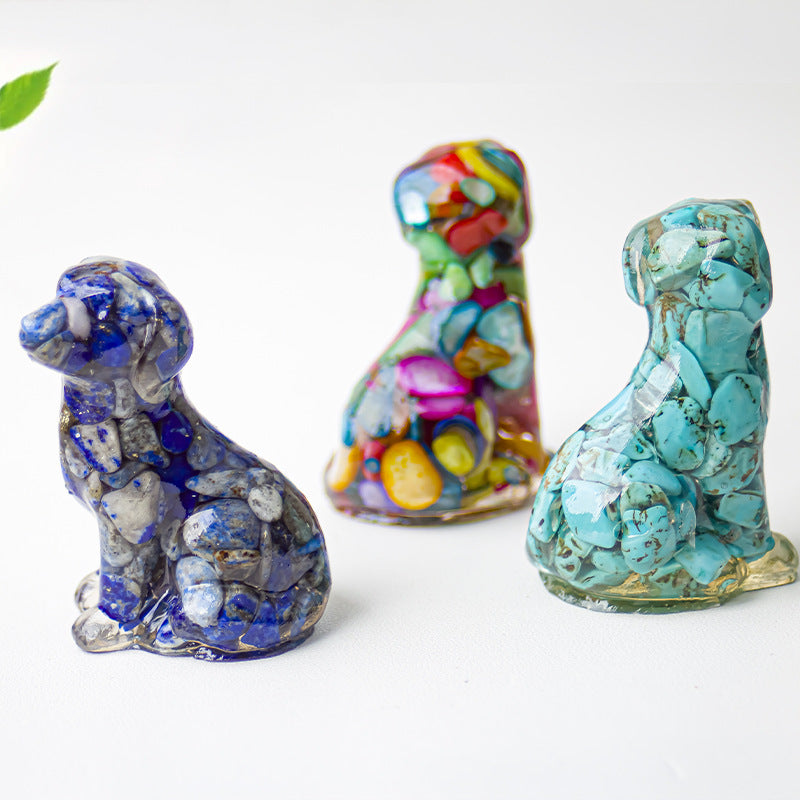 Modern Style Resin Animal Ornaments For Christmas, Perfect For Office Decoration