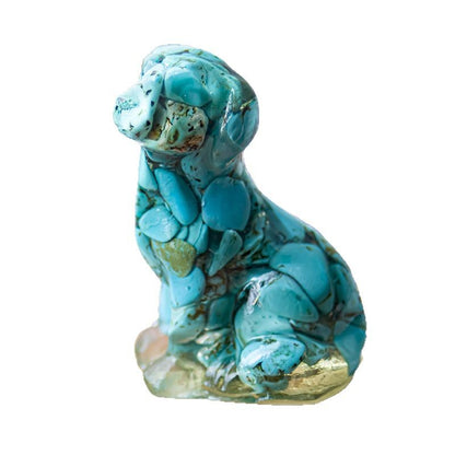 Modern Style Resin Animal Ornaments For Christmas, Perfect For Office Decoration