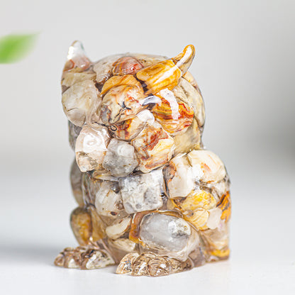 Household Resin Animal Ornaments For New Year Home Decor, Perfect Resin Craft Decorations