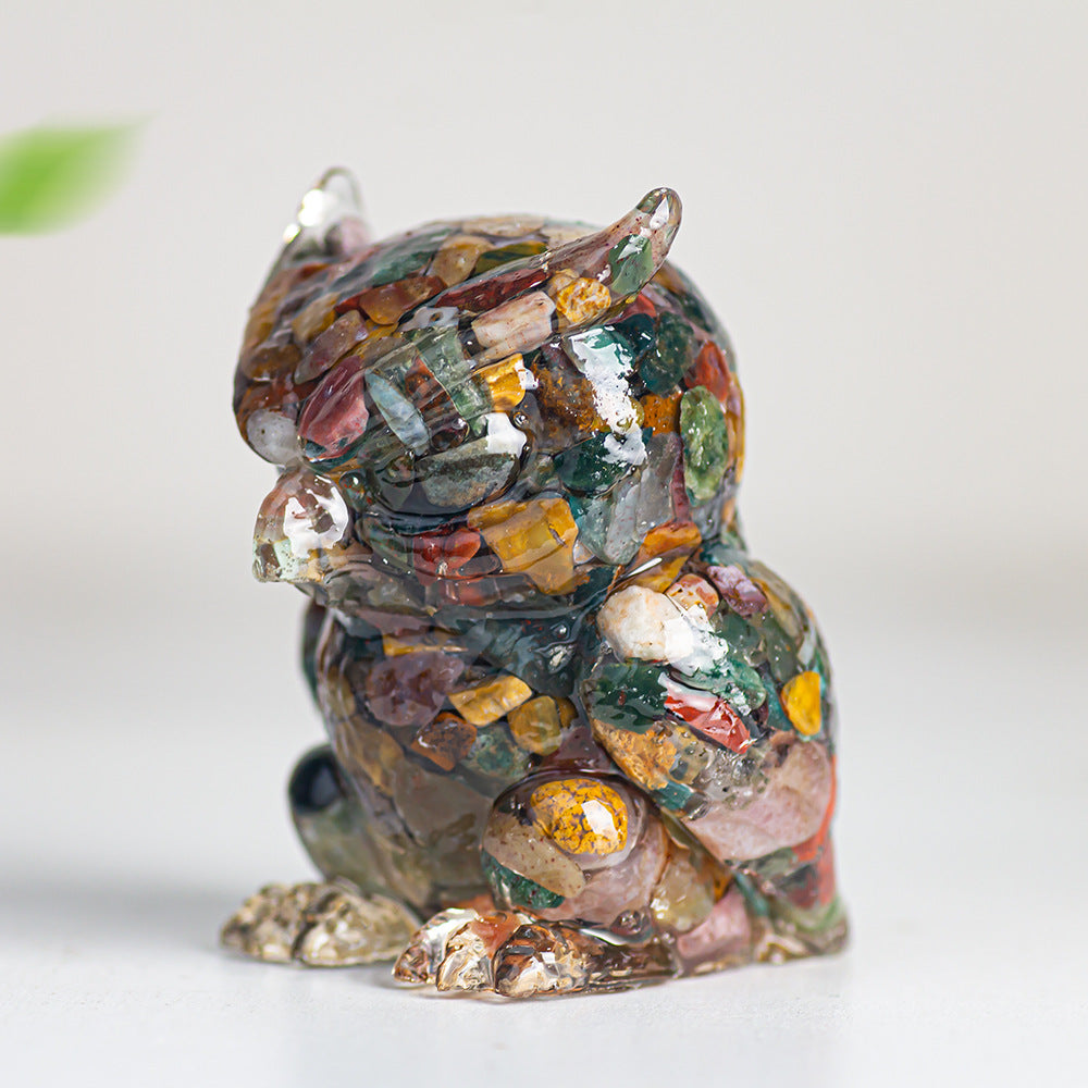 Household Resin Animal Ornaments For New Year Home Decor, Perfect Resin Craft Decorations