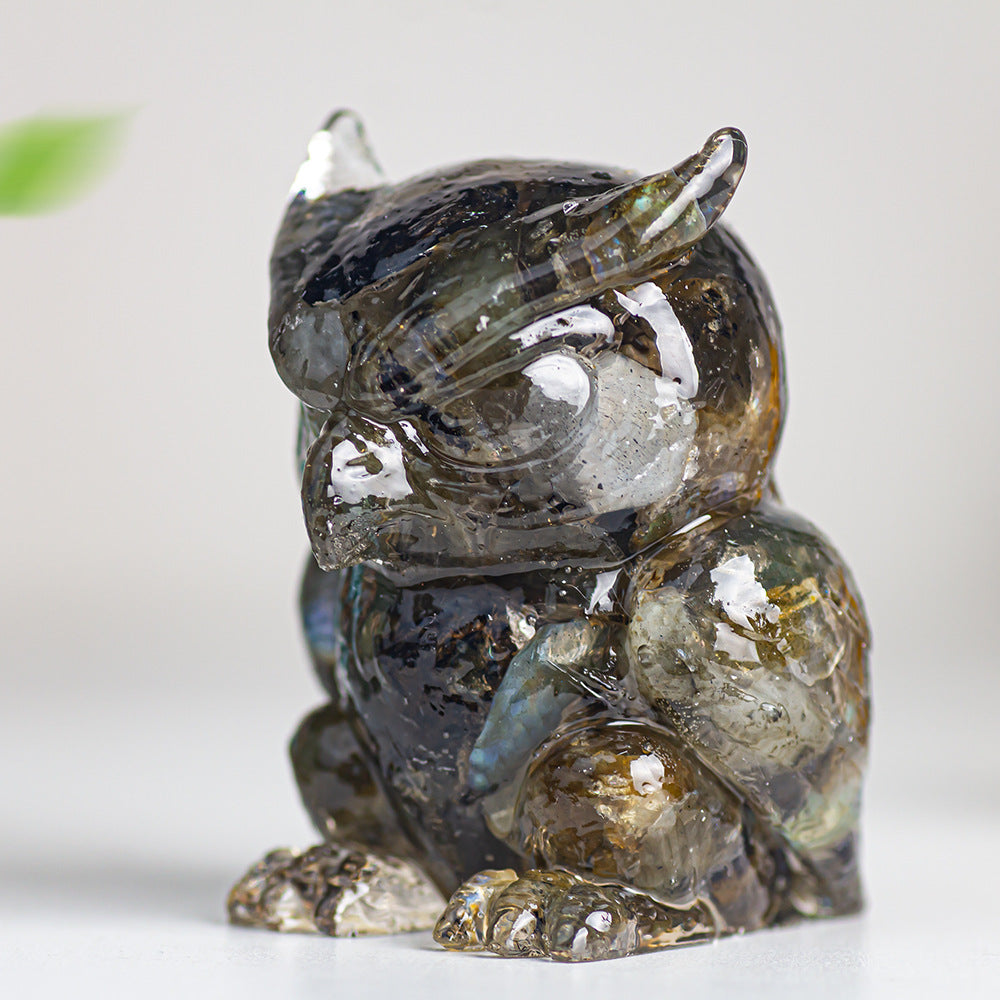 Household Resin Animal Ornaments For New Year Home Decor, Perfect Resin Craft Decorations