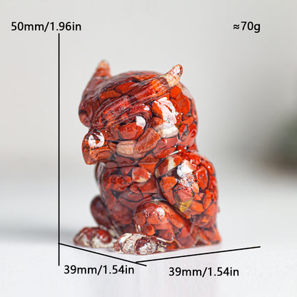 Household Resin Animal Ornaments For New Year Home Decor, Perfect Resin Craft Decorations