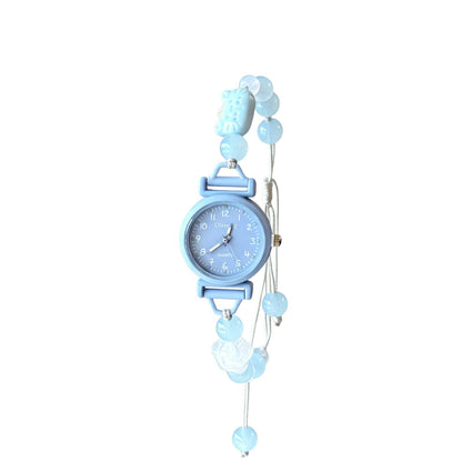 Unisex Quartz Watch With Textile Strap, Metal Case, Ordinary Glass Mirror, And Pointer+Number Display