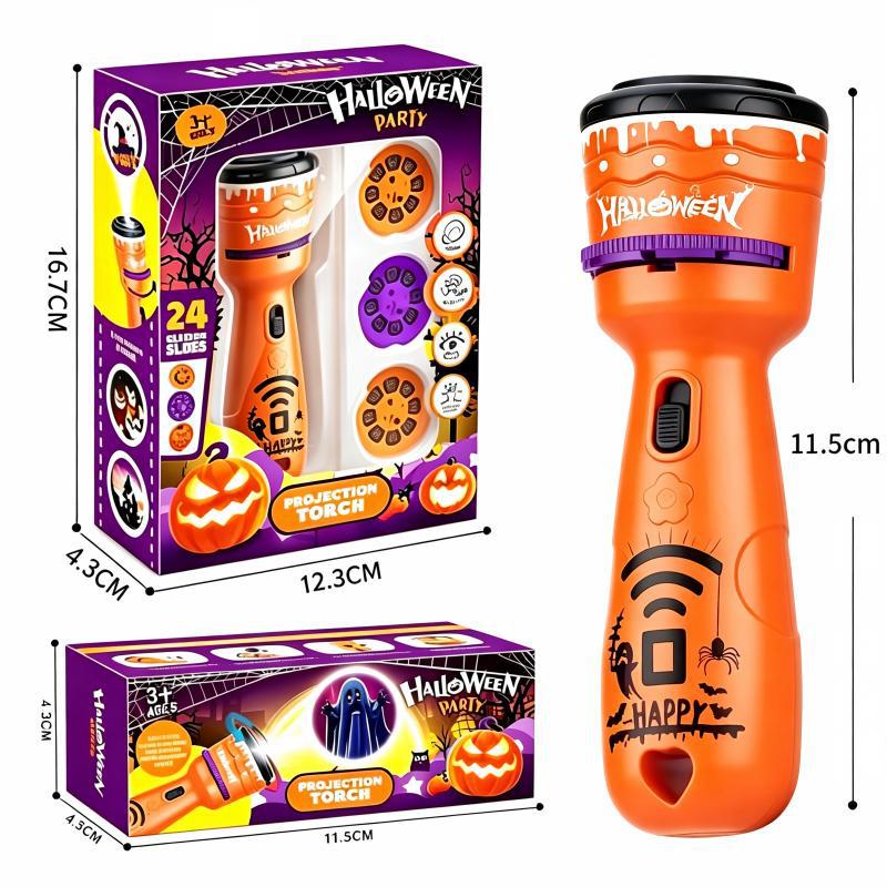 Halloween Pumpkin LED Toy In Orange Plastic, Perfect For Festive Decoration And Fun