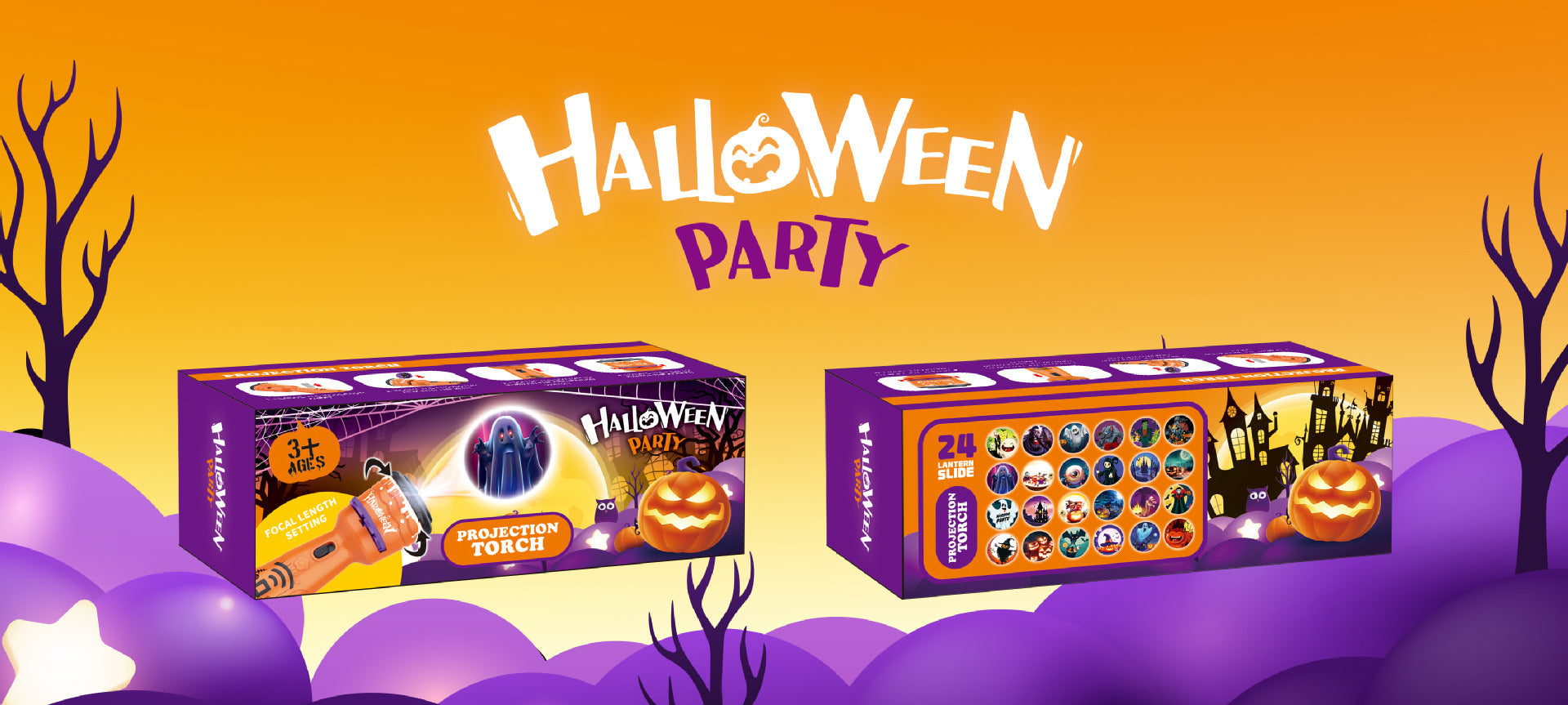 Halloween Pumpkin LED Toy In Orange Plastic, Perfect For Festive Decoration And Fun