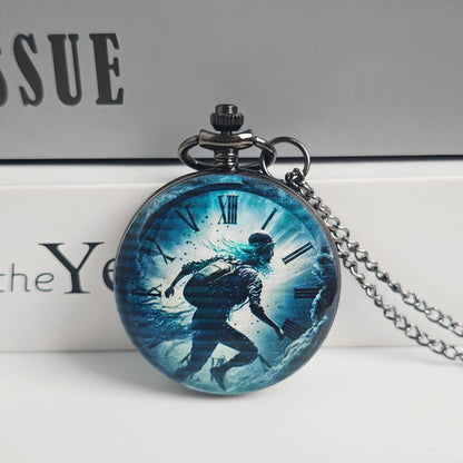 Unisex Quartz Watch With Alloy Strap, Round Dial, Metal Case, Ordinary Glass Mirror, And Pointer+Number Display