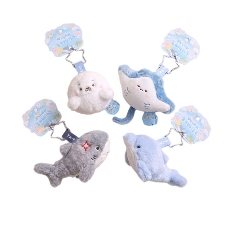 Ocean Plush Stuffed Animal Toy In Marine Style, Soft And Cuddly Plush Toy For Kids