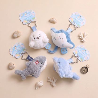Ocean Plush Stuffed Animal Toy In Marine Style, Soft And Cuddly Plush Toy For Kids