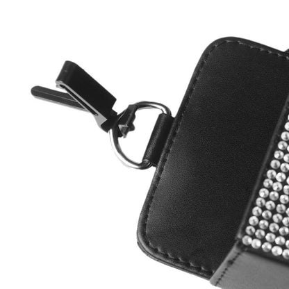 PU Leather Storage Bag With Diamond Craftsmanship For Car Use, Durable And Stylish Organizer