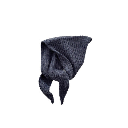 Solid Color Kid's Scarf In Beige Cotton, Perfect For Autumn & Winter