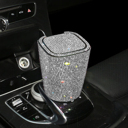Plastic Car Interior Decoration White Car Ashtray For Vehicle Use