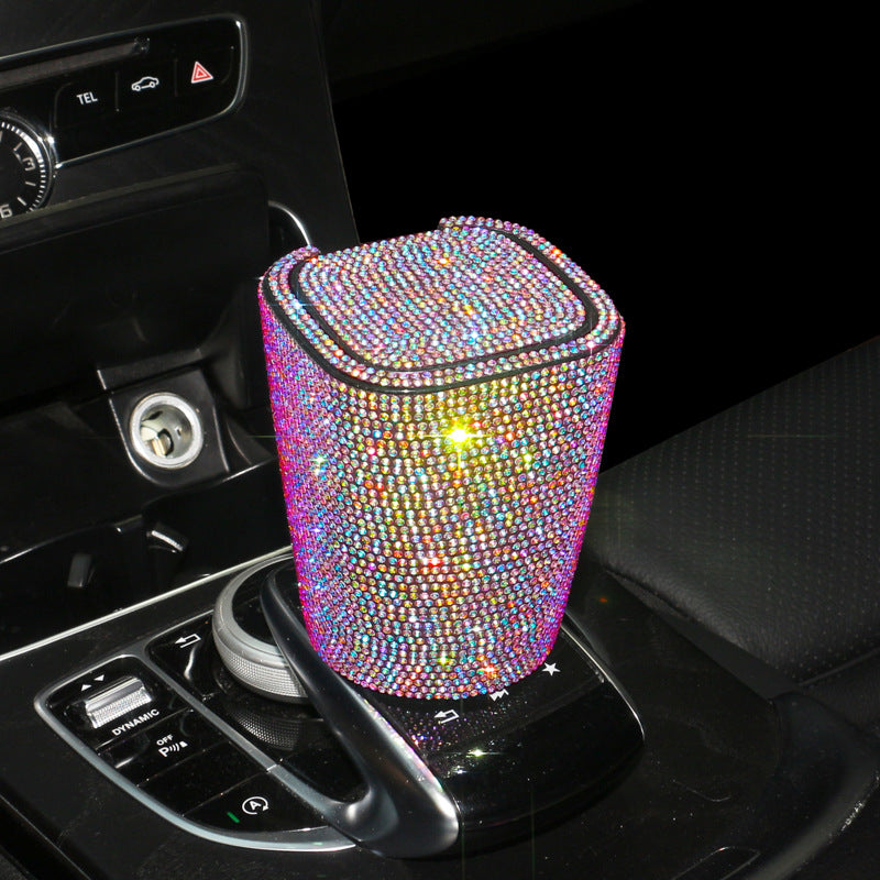 Plastic Car Interior Decoration White Car Ashtray For Vehicle Use