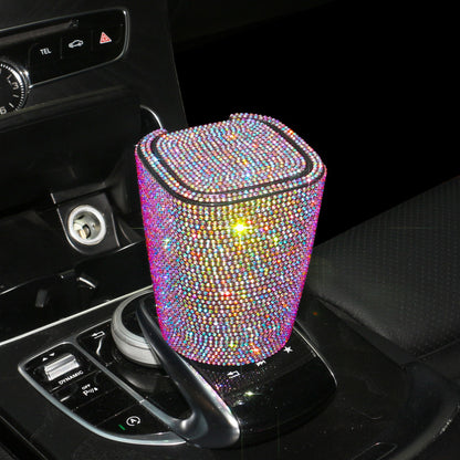 Plastic Car Interior Decoration White Car Ashtray For Vehicle Use