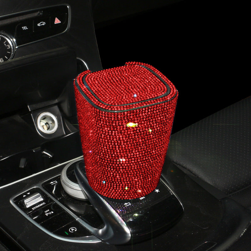 Plastic Car Interior Decoration White Car Ashtray For Vehicle Use