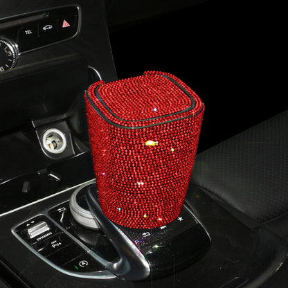 Plastic Car Interior Decoration White Car Ashtray For Vehicle Use