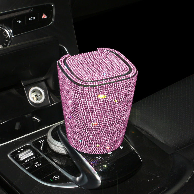 Plastic Car Interior Decoration White Car Ashtray For Vehicle Use