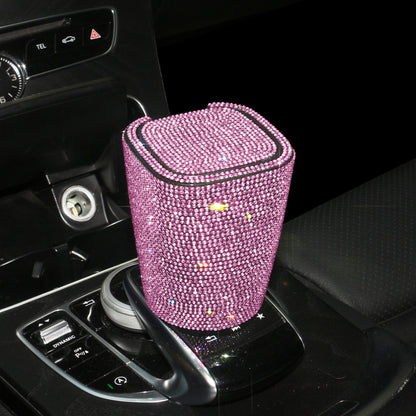 Plastic Car Interior Decoration White Car Ashtray For Vehicle Use