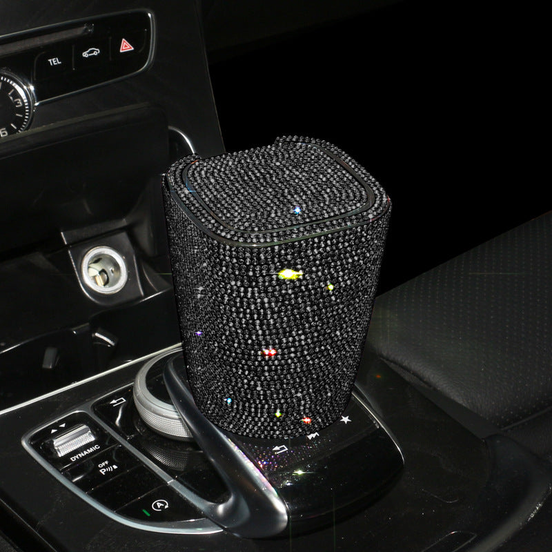 Plastic Car Interior Decoration White Car Ashtray For Vehicle Use