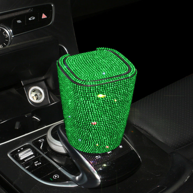 Plastic Car Interior Decoration White Car Ashtray For Vehicle Use