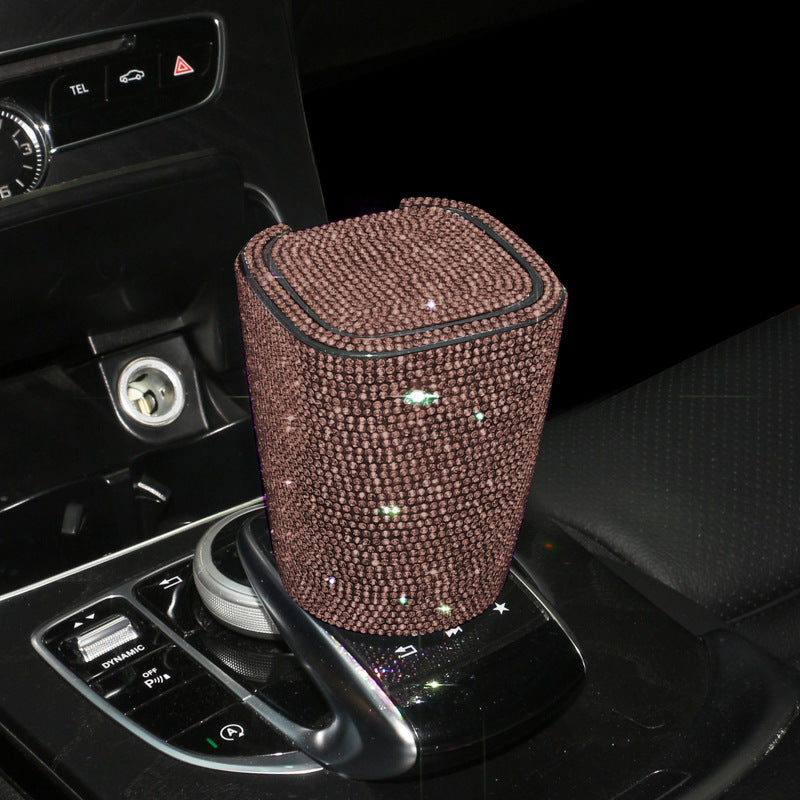 Plastic Car Interior Decoration White Car Ashtray For Vehicle Use