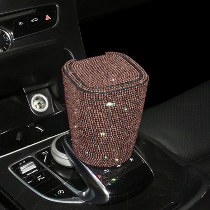 Plastic Car Interior Decoration White Car Ashtray For Vehicle Use