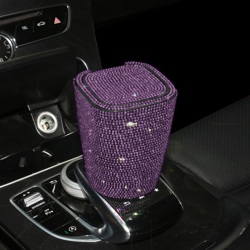 Plastic Car Interior Decoration White Car Ashtray For Vehicle Use