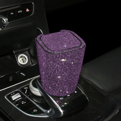 Plastic Car Interior Decoration White Car Ashtray For Vehicle Use
