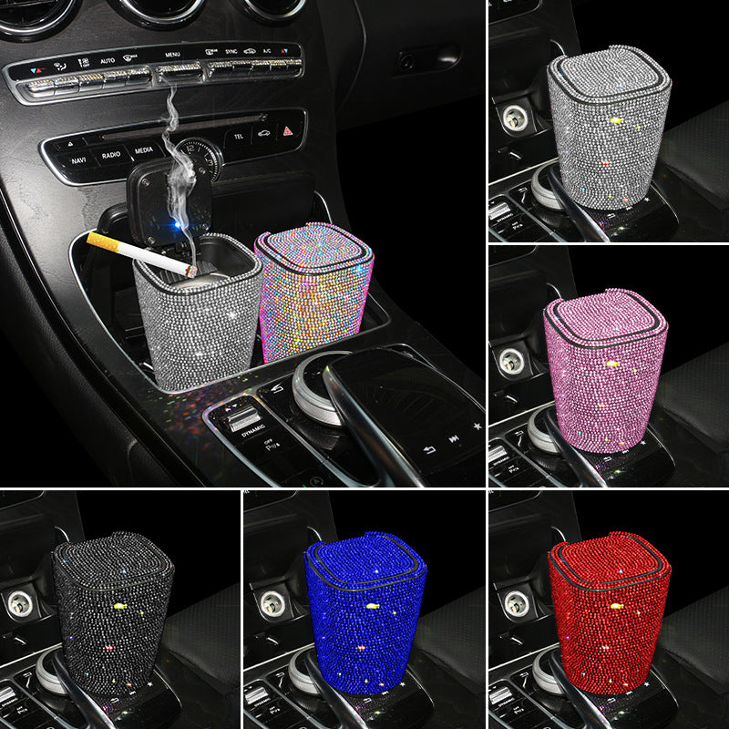 Plastic Car Interior Decoration White Car Ashtray For Vehicle Use