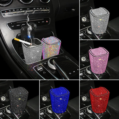 Plastic Car Interior Decoration White Car Ashtray For Vehicle Use