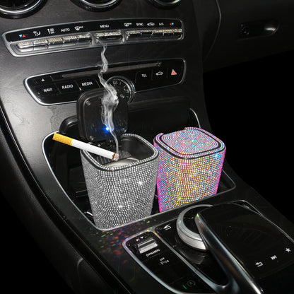 Plastic Car Interior Decoration White Car Ashtray For Vehicle Use
