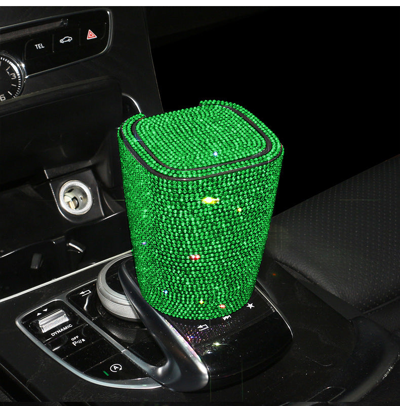 Plastic Car Interior Decoration White Car Ashtray For Vehicle Use