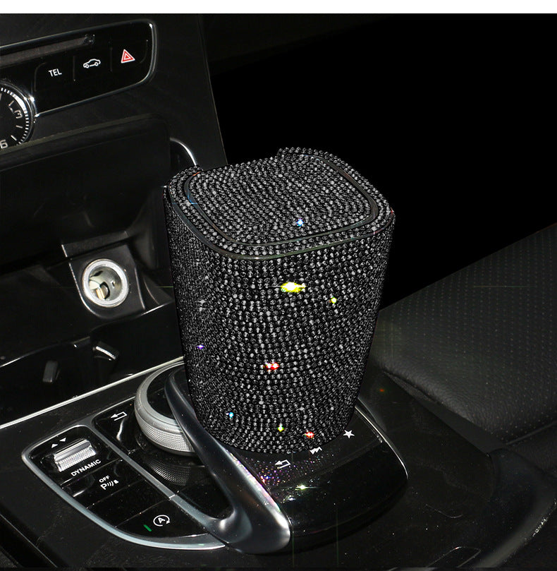 Plastic Car Interior Decoration White Car Ashtray For Vehicle Use