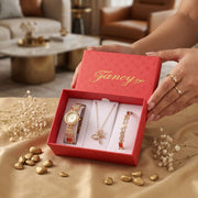 Style 2 (watch + Necklace + Bracelet + Gift Box)