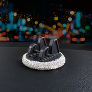 Instrument Panel Phone Holder - White Diamond