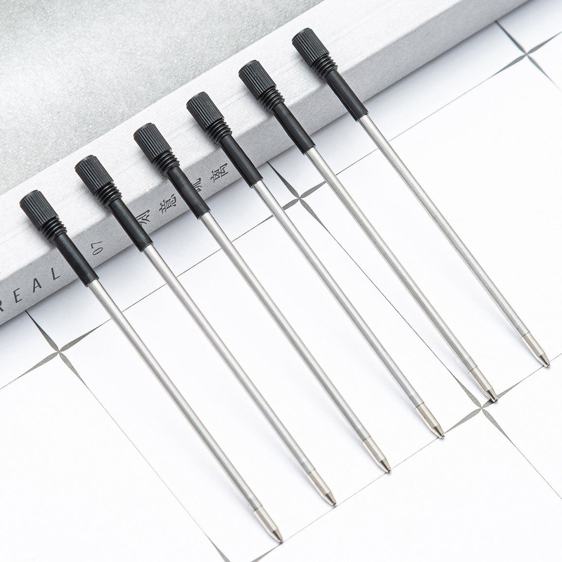 Gem Alloy Refill For Stationery Pens Featuring Durable Material And Smooth Writing