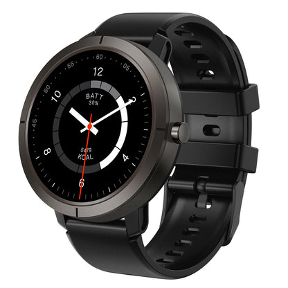 Unisex Smart Watch With Round Dial, Silica Gel Strap, Ordinary Glass Mirror, And Number Display