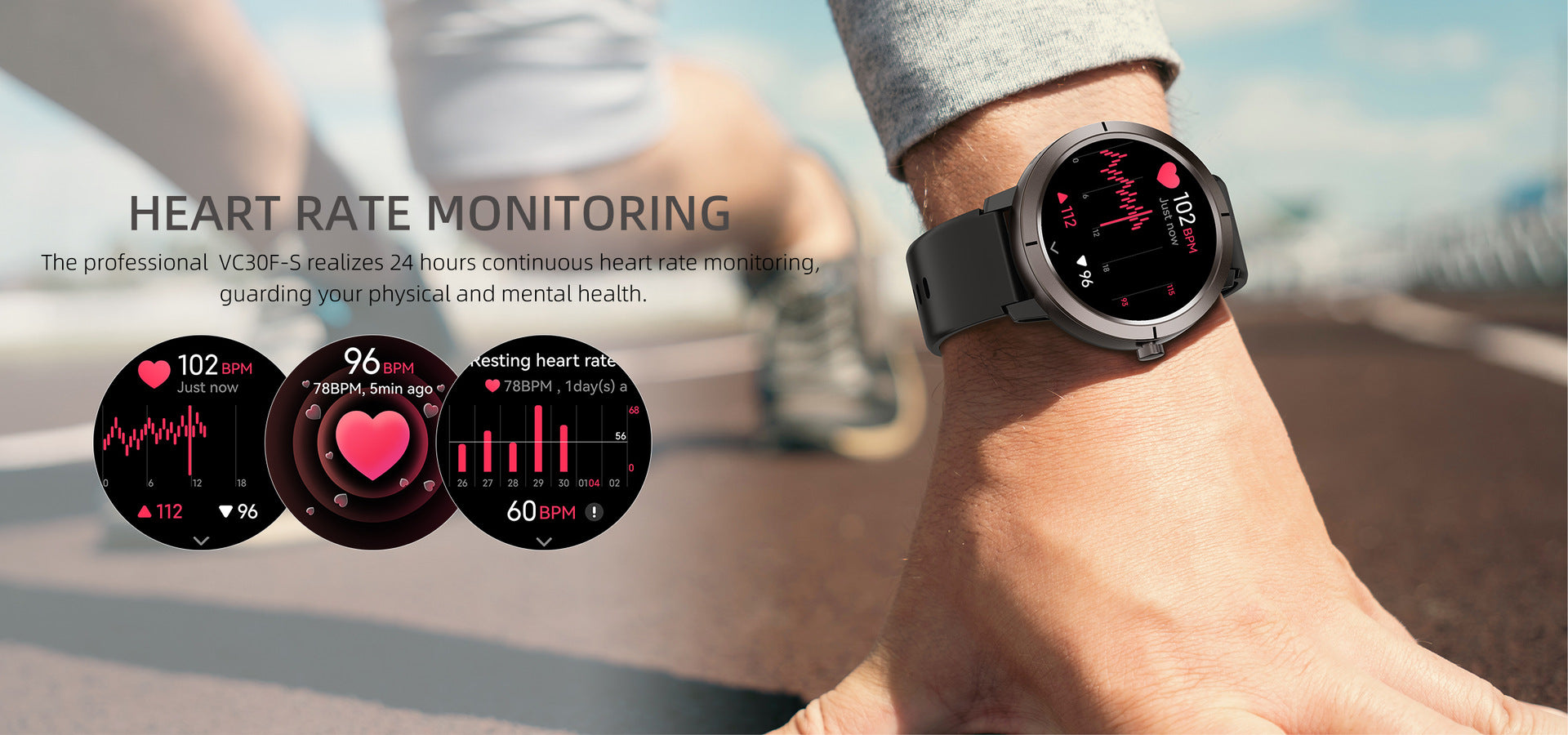 Unisex Smart Watch With Round Dial, Silica Gel Strap, Ordinary Glass Mirror, And Number Display