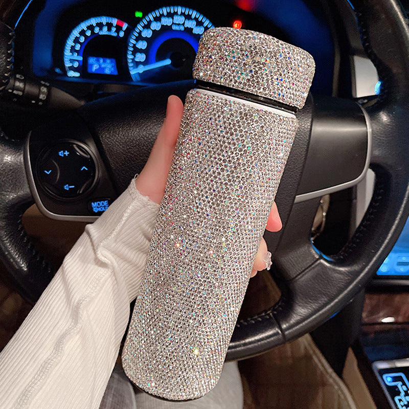 Rhinestone Car Interior Decorations In White For Unique Automotive Styling