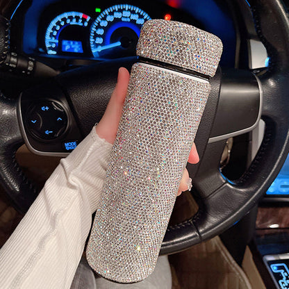 Rhinestone Car Interior Decorations In White For Unique Automotive Styling