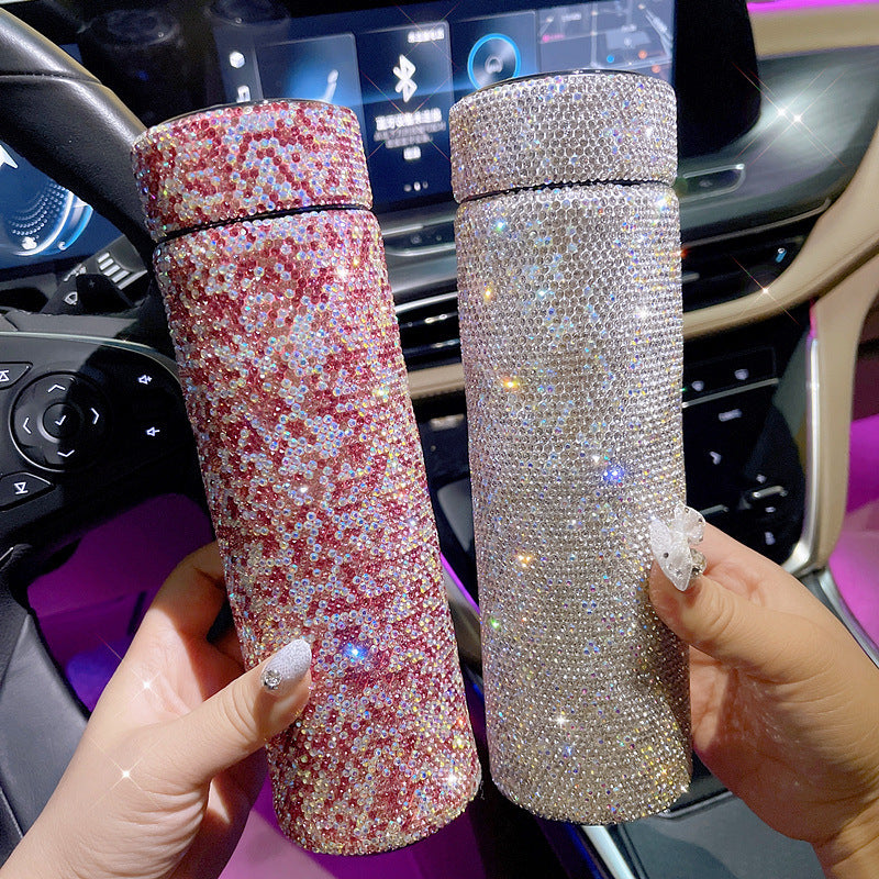 Rhinestone Car Interior Decorations In White For Unique Automotive Styling